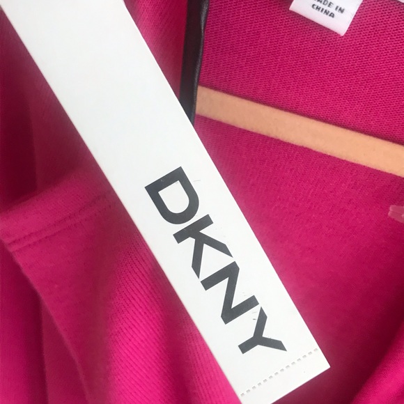 DKNY NWT Girls Small Hot pink sweater - Picture 5 of 9